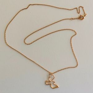 Tiffany & Co. 18k Paloma Picasso Dove Necklace
